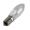 Candle shaped light bulb 55 Volt / 3 Watts for 10 sockets and art. no. LE020