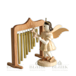Angel with Pleated Skirt and Chimes