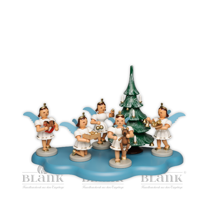 Dekorationsbeispiel Figurengruppe "Weihnachtstraum"