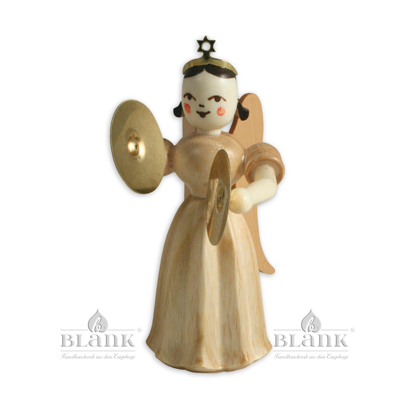 Angel with Long Pleated Robe and Cymbals