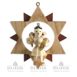 Angel in a Star with Cymbals