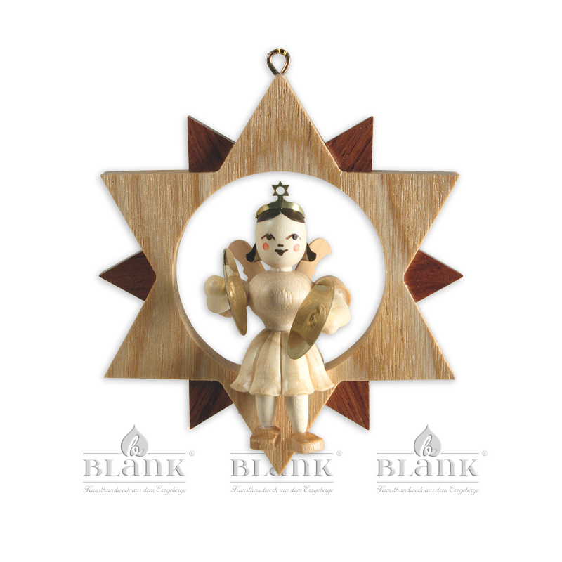 Angel in a Star with Cymbals