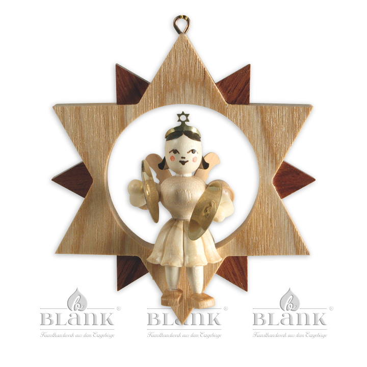 Angel in a Star with Cymbals