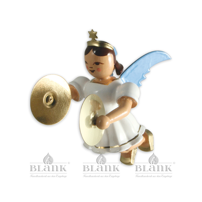 Hanging Angel with Cymbals, coloured