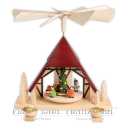 2220 Tischpyramide Kinderweihnacht von Blank Kunsthandwerk, Gruenhainichen