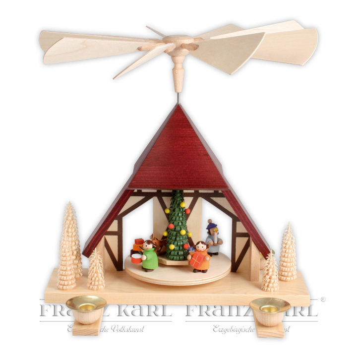 2220 Pyramide "Kinderweihnacht" - 26 cm