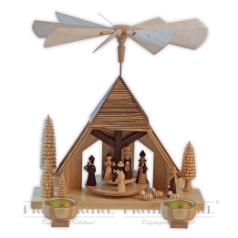 Pyramid "Nativity", tea-light holder