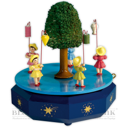 SPF 003 Spieldose mit 5 Laternenkindern, farbig