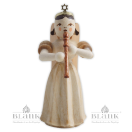 ELN 046 Angel with Long Pleated Robe and Recorder