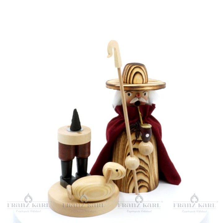 1132 geöffnete Rauchfigur mit Räucherkerze (nicht enthalten)