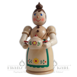 1164 Incense smoking woman with terrine, natural