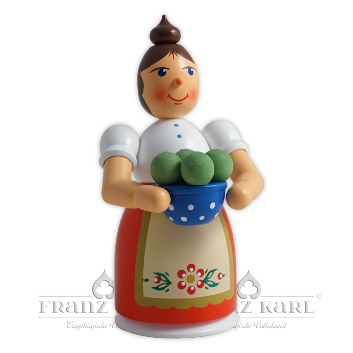 1191 Rauchfrau mit Schürze und Klößen