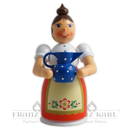 1192 Rauchfrau mit Schürze und Krug
