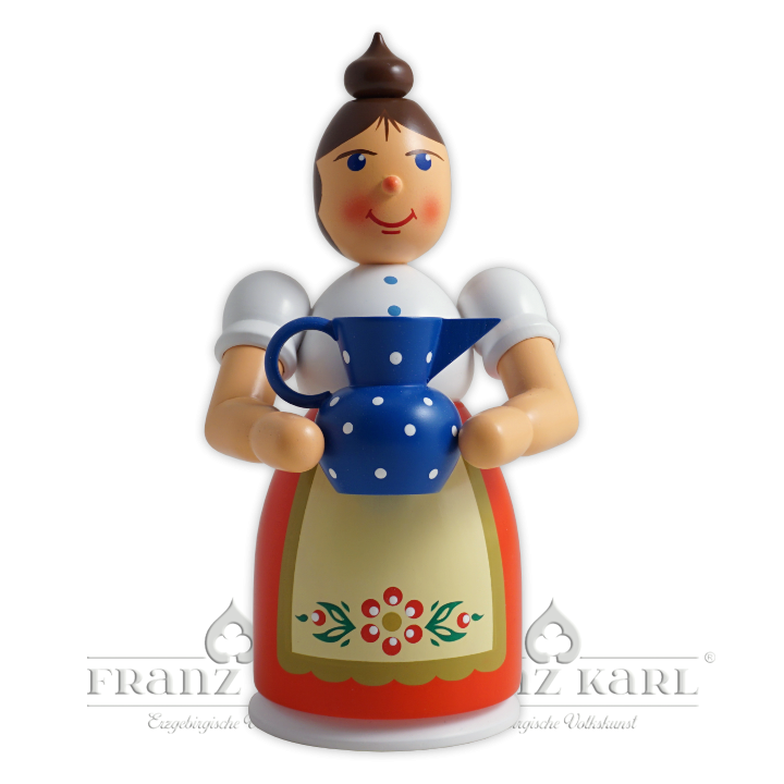 1192 Rauchfrau mit Schürze und Krug