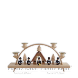 4004 Candle Arch "Carolers with Church", front side