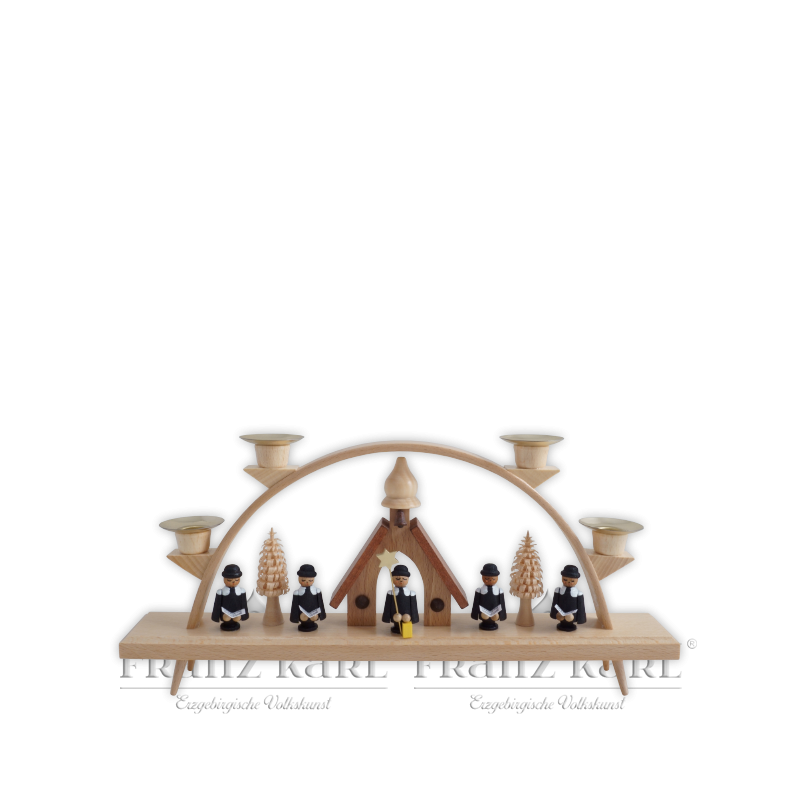 4004 Candle Arch "Carolers with Church", front side