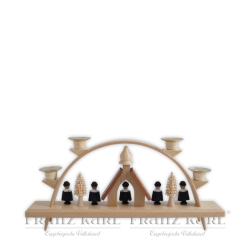 4004 Candle Arch "Carolers with Church", back side