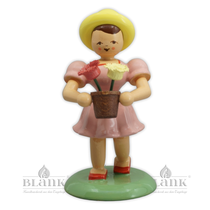BMF 025 Girl with Flower Pot, coloured