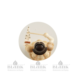 Angel with Short Pleated Skirt and Psalter