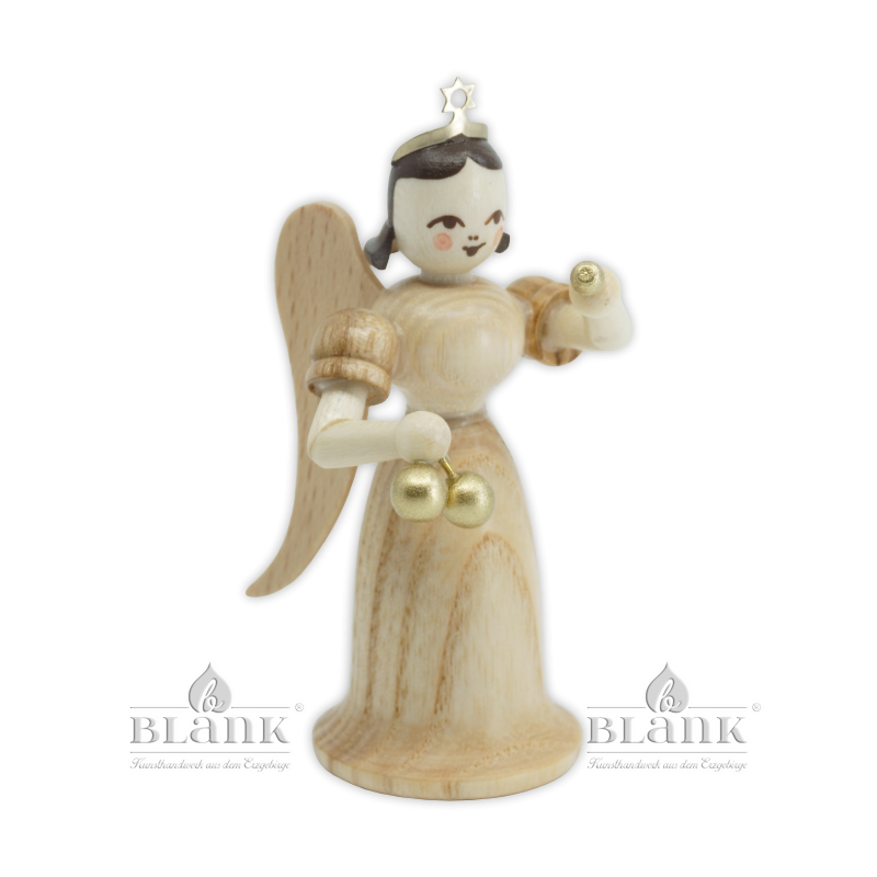 EL-M 006 Angel with Long Robe and Christmas Ornaments