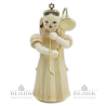ELN 004 Angel with Long Pleated Robe and Slide Trombone