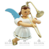 SEF 004 Hanging Angel with Slide Trombone, coloured