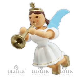 SEF 011 Hanging Angel with Trombone, coloured