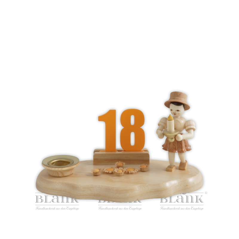 WO 004-2 Girl Congratulator with Set of Numbers 1-9