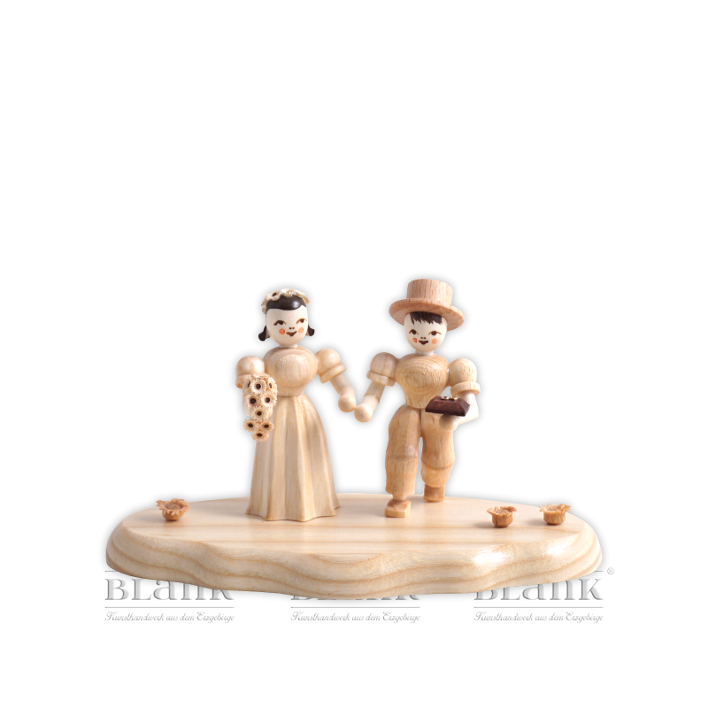 WO 004-4 Bridal Couple on a Cloud