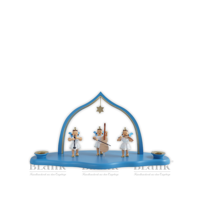 WOFS 002-1 Cloud with Angel Trio and Arch, coloured