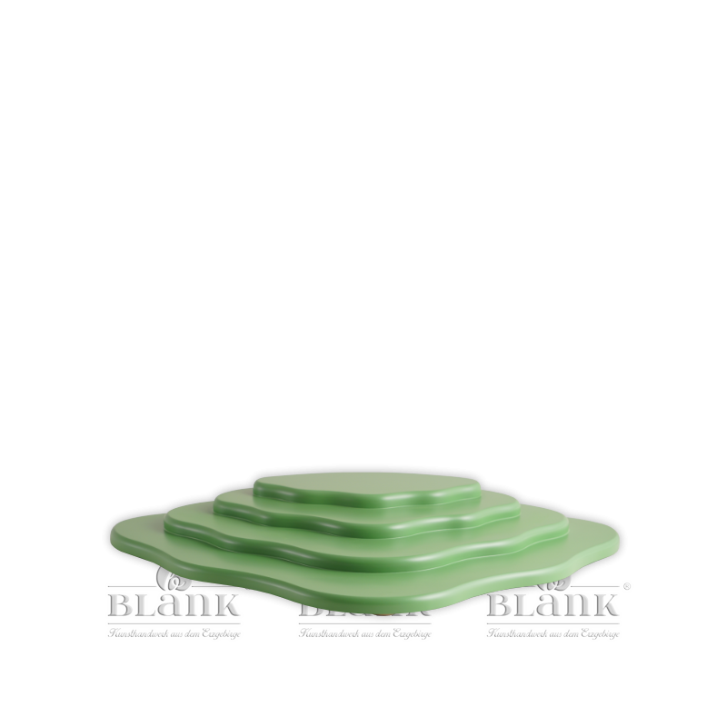 WOG 005 Meadow for Flower Children with 4 Levels, green