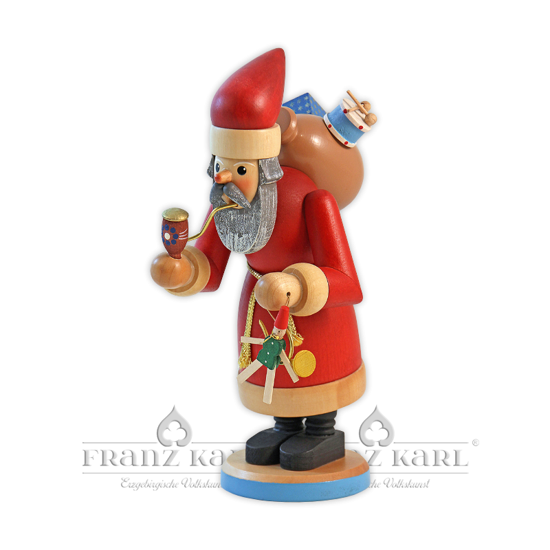 1501 Incense smoker "Santa", red