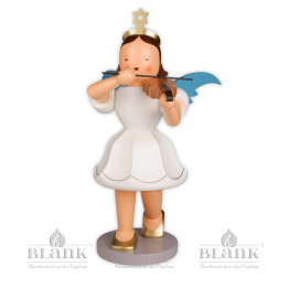DEKOENGEL mit Violine, farbig, groß - 50 cm