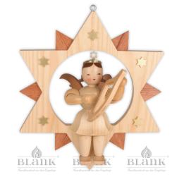 ESM 007 Angel in a Star with Lyre, 30 cm