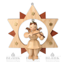 ESM 011 Engel im Stern mit Violine, 30 cm