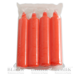 Kerzen für Adventsleuchter, rot, 4 Stück