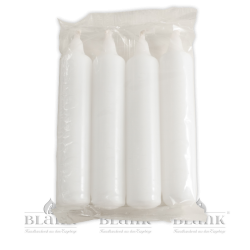 Candles for Candleholder, white, 4 pieces