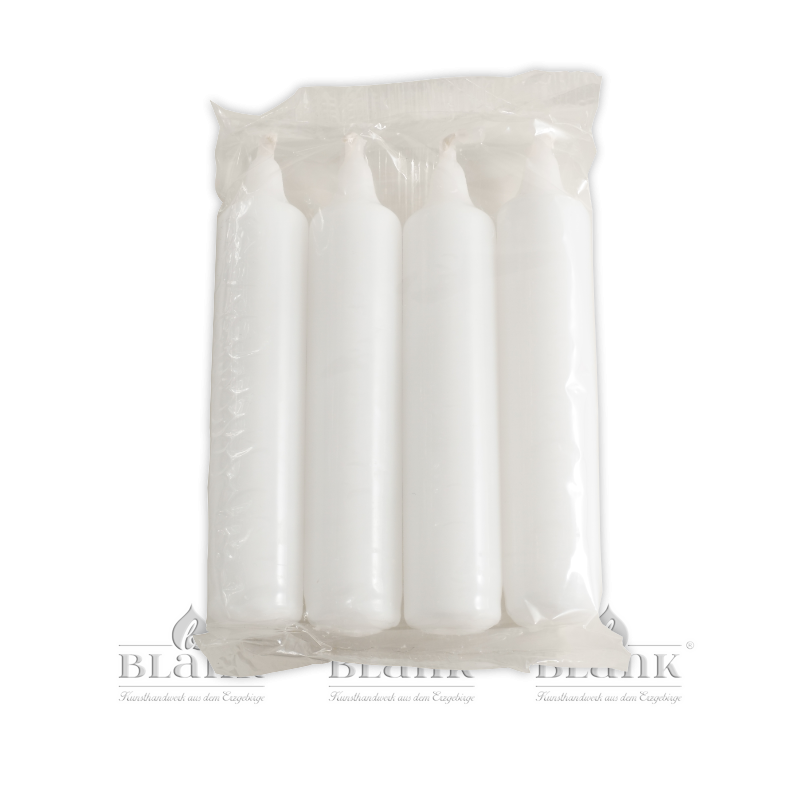 Candles for Candleholder, white, 4 pieces