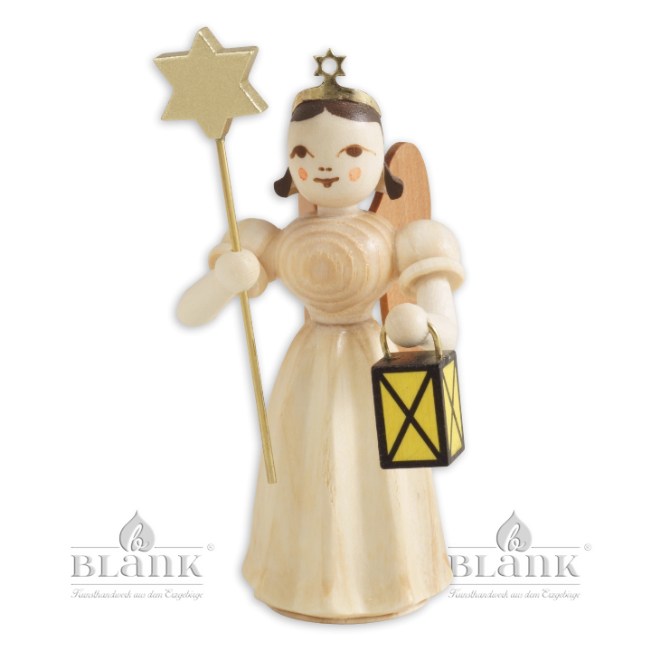 Angel with Long Pleated Robe and Lantern / Star