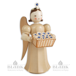 ELM 023 S Langrockengel mit Blumenkorb und SWAROVSKI® ELEMENTS, 20 cm