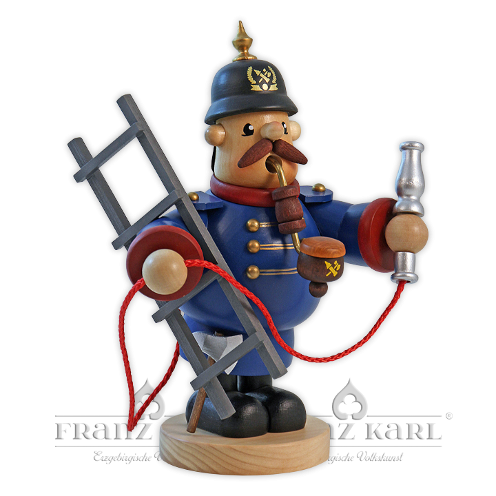 Pfeifenraucher Feuerwehrmann" - 19 cm
