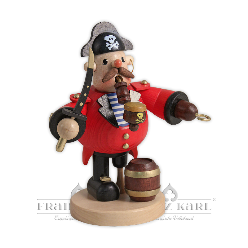 Pipe smoker "Pirate" - 19 cm (7.5 inches)