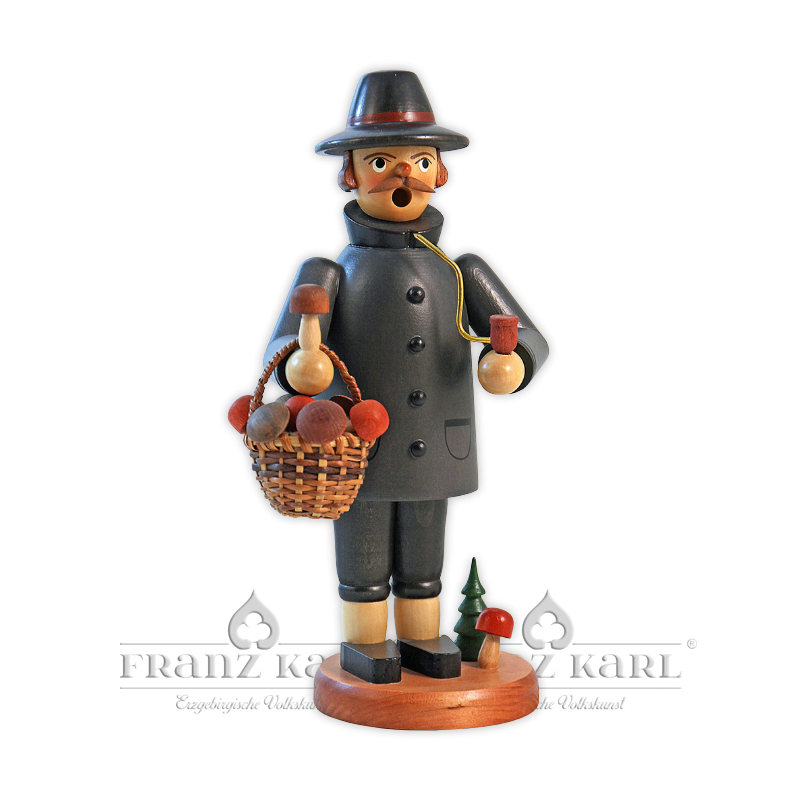 Incense smoker "Mushroom Picker" - 22 cm (8.7 inches)