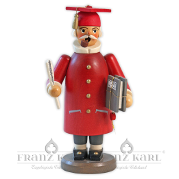 Räuchermann "Gelehrter", rot