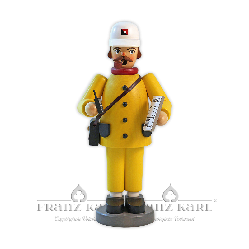 Incense smoker "Construction Manager" - 23 cm (9.1 inches)
