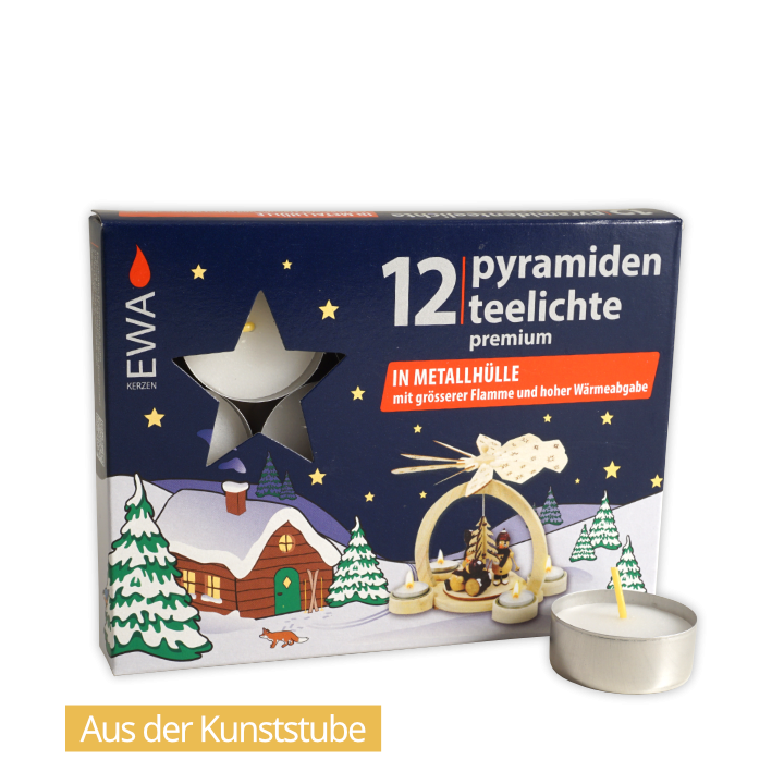 Pyramidenteelichte Premium (metall)
