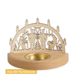 Schmidt Tealight Holder, Erzgebirge Light Arch