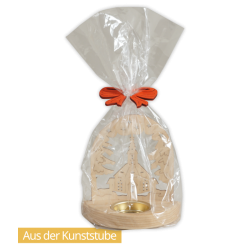 Teelichthalter Seiffen in Geschenkverpackung