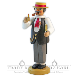 Incense smoker "Gentleman", grey - 21 cm (8.3 inches)