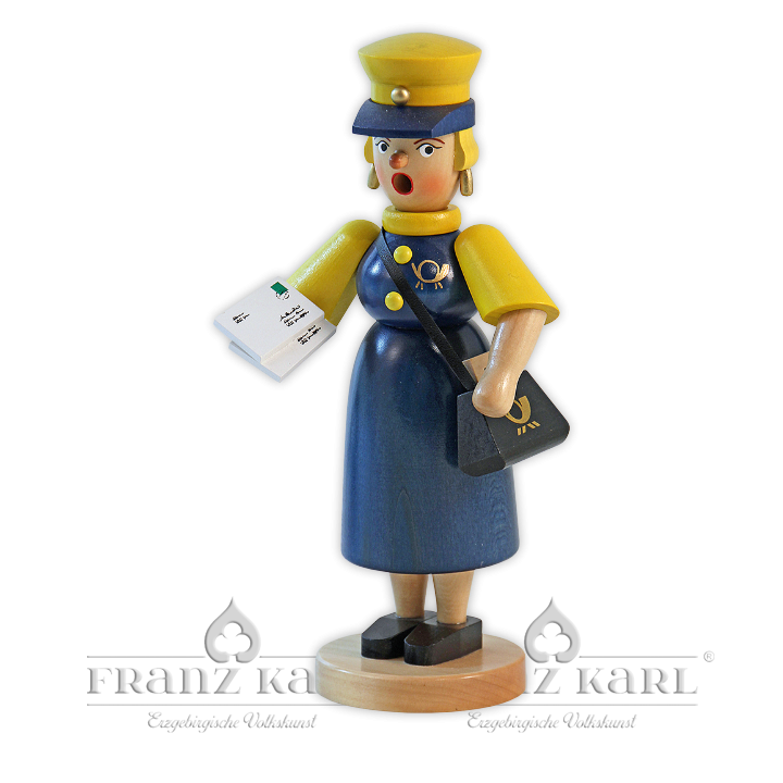1175 Rauchfrau "Postfrau", farbig